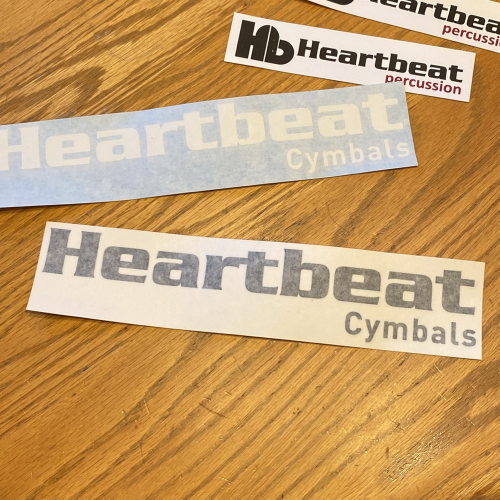 Heartbeat Percussion Sticker Decals - Picture 3 of 4